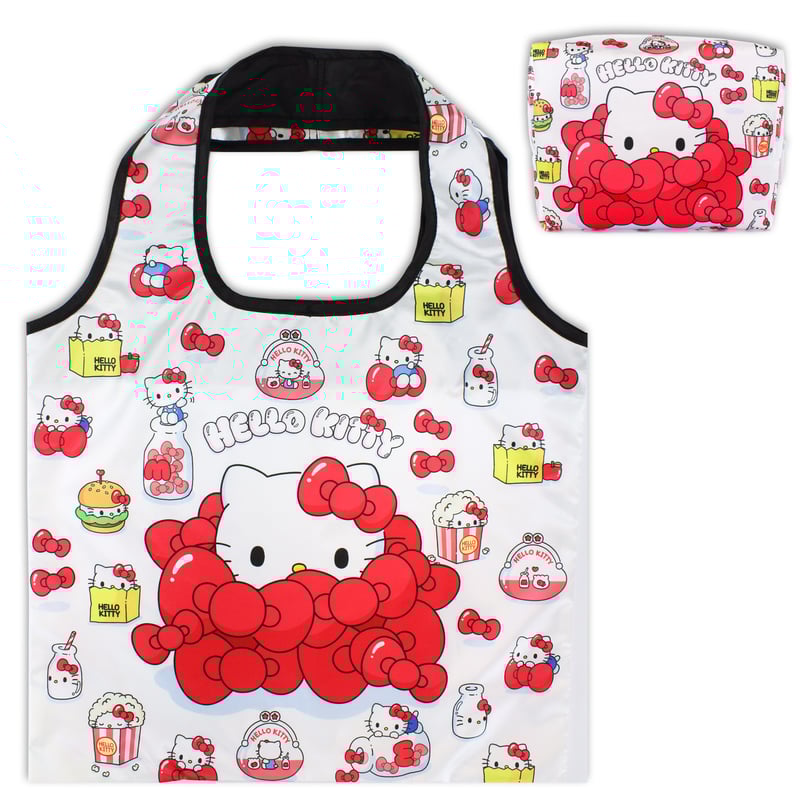 ハローキティ ポーチ付きエコバッグ (だいすきりぼん) | MANUFATTO