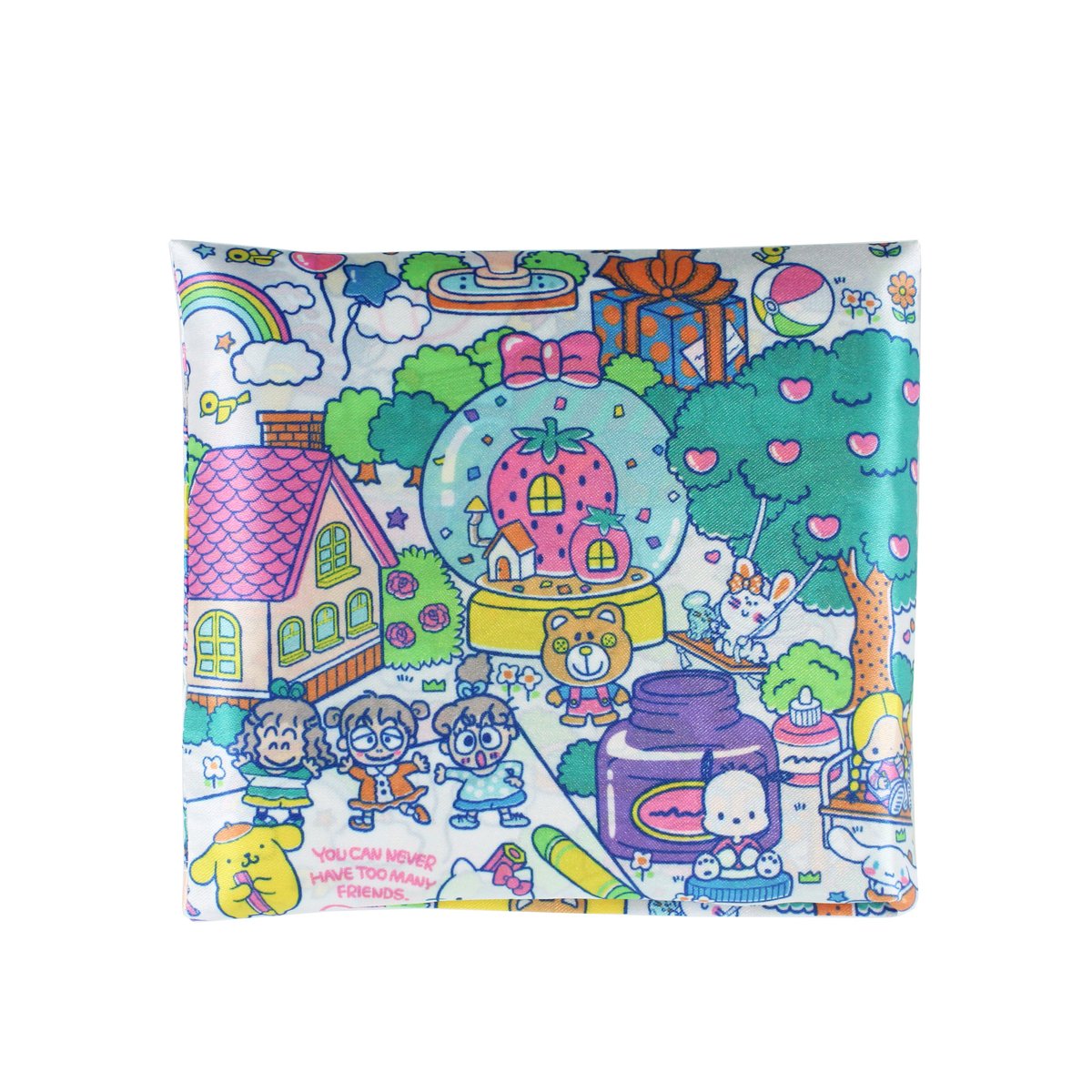 激レア♡ハローキティ　エコバッグ　☆未使用品☆ ハローキティ 復刻版デザイン ミニエコバッグ（収納袋付き）02