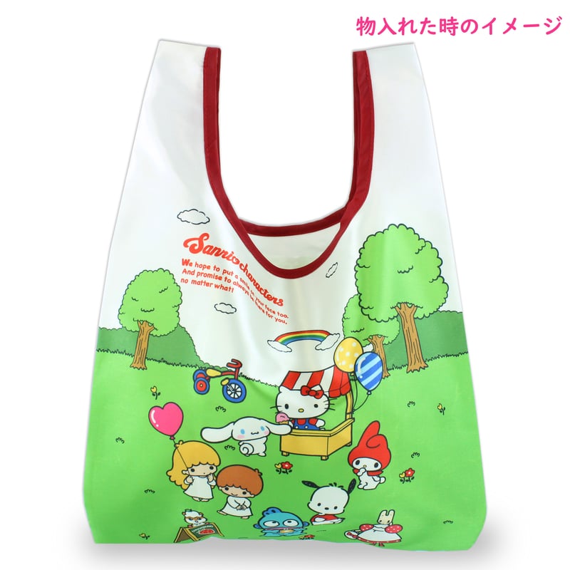 激レア♡ハローキティ　エコバッグ　☆未開封☆ 復刻版シリーズ ハローキティ ミニエコバッグ | MANUFATTO