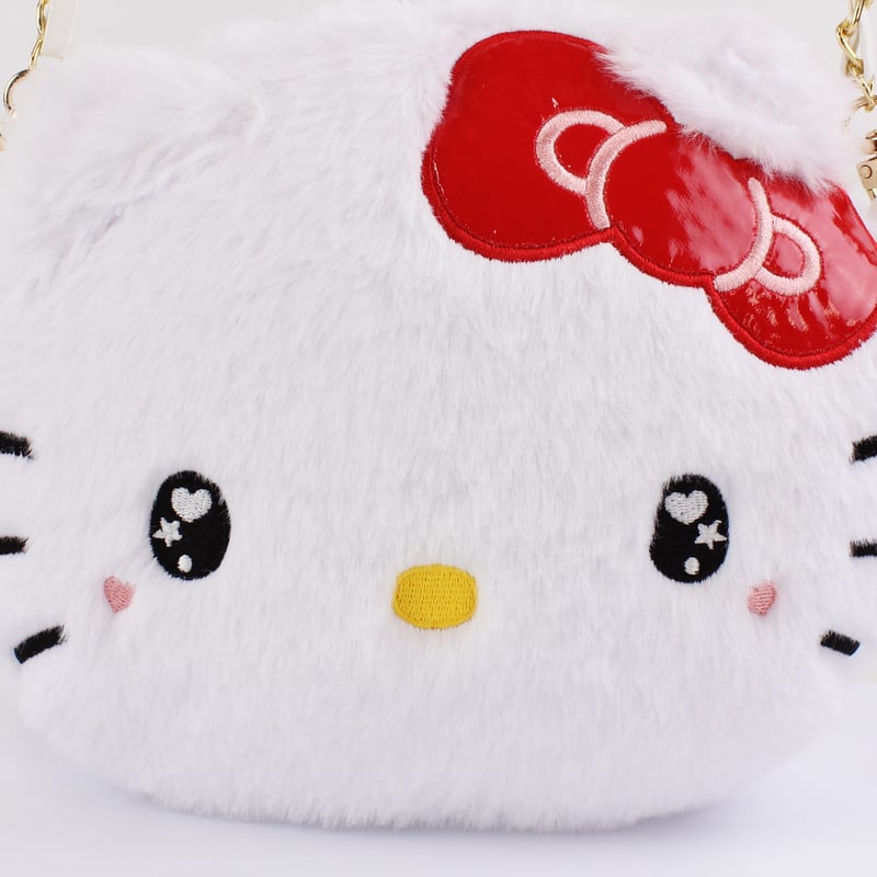 ハローキティ うるふわファーチェーンショルダーバッグ | MANUFATTO