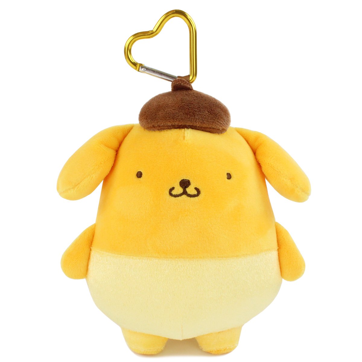 ポムポムプリンマスコットチャーム　新品　2点セット　ポムポムプリン日焼け　プリン アベイル サンリオ ポムポムプリン マスコット チャーム 2点