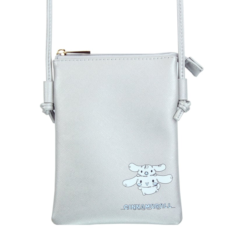シナモロール マルチポシェットショルダー (シルバーグレー) | MANUFATTO