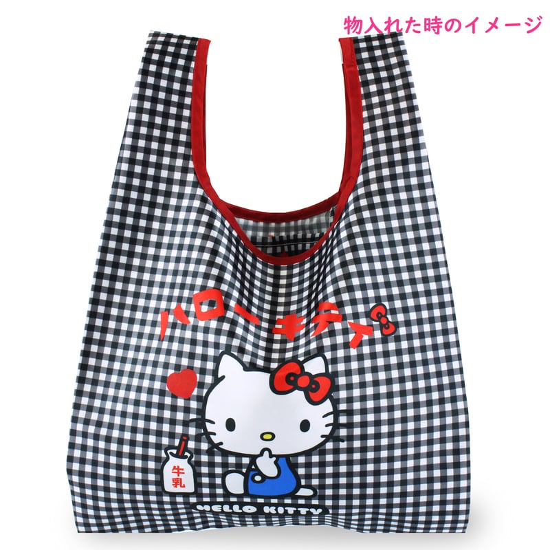 激レア♡ハローキティ　エコバッグ　☆未使用品☆ 復刻版シリーズ ハローキティ ミニエコバッグ | MANUFATTO