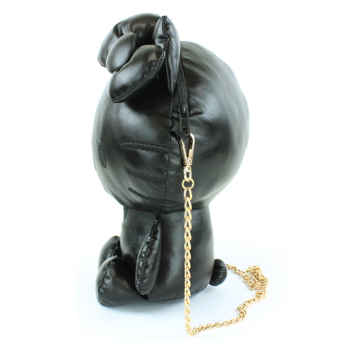 再入荷】ハローキティメタリックぬいぐるみショルダー BLACK