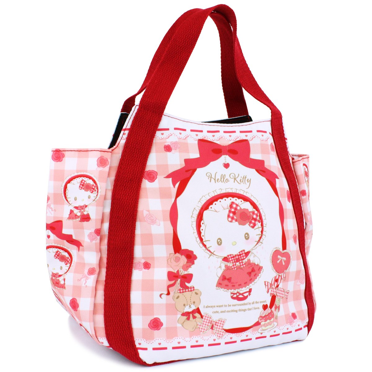 ハローキティ - 【希少】【レトロ】Hello Kitty(1976,1999) 手提げバッグ ハローキティ バルーン手提げバッグ (ロリータキティ) | MANUFATTO