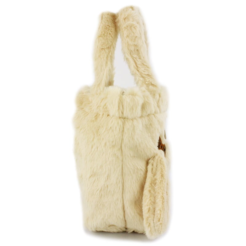 初期 未使用 ポムポムプリン ぬいぐるみ ショルダー バッグ 大人ファー 当時物 新品未使用】ポムポムプリン もちもちショルダーバッグ ポムポム