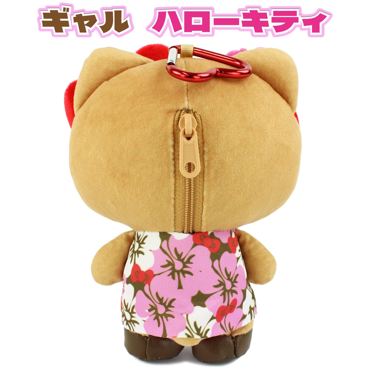 ハローキティ　ハイビスカス　 ポーチ　ストラップ　ボールペン　ハイビスカスキティ ハイビスカスマンバギャル ハローキティ マスコットポーチ | MANUFATTO