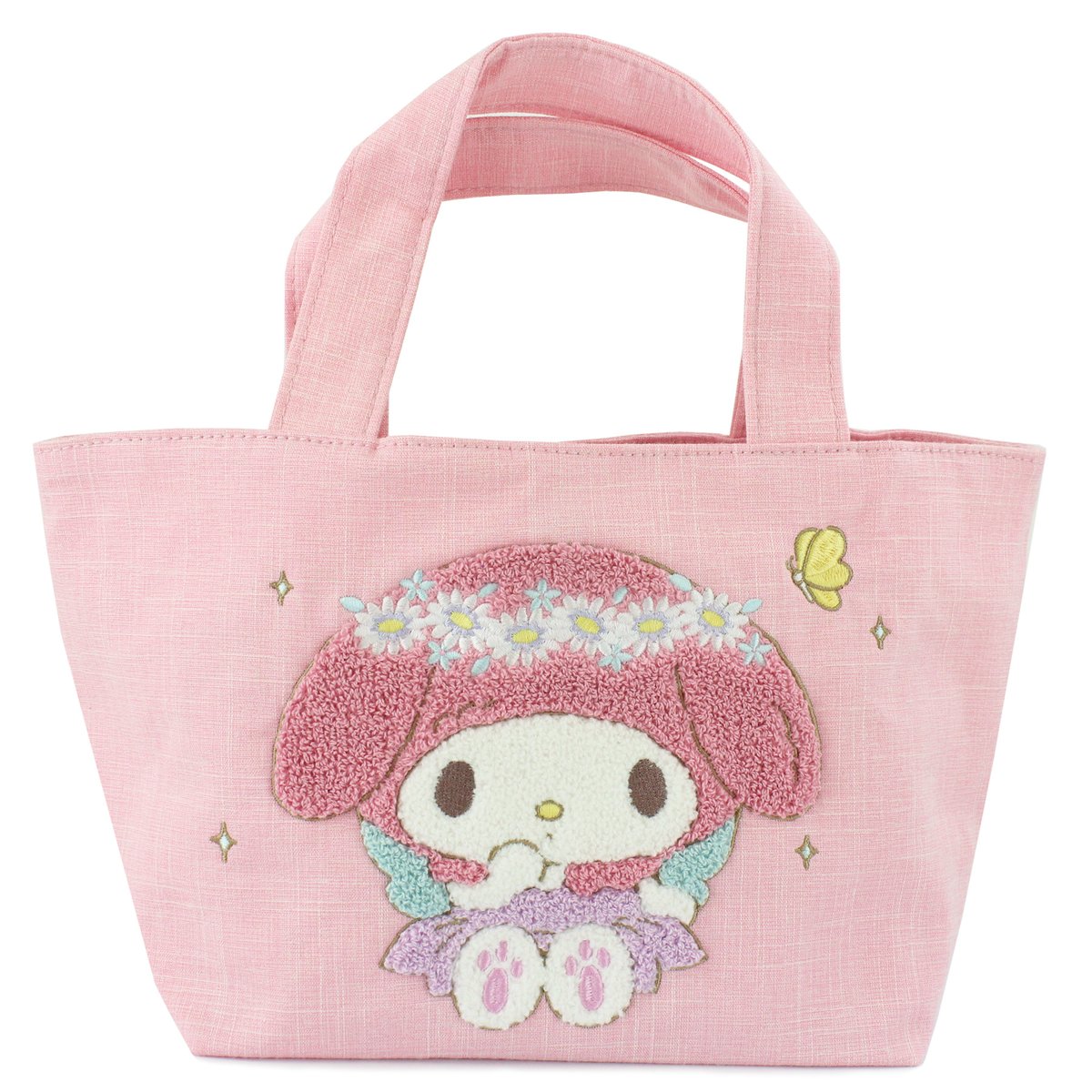 マイメロディ50周年 アニバーサリー限定デザイン サガラ刺繡トート