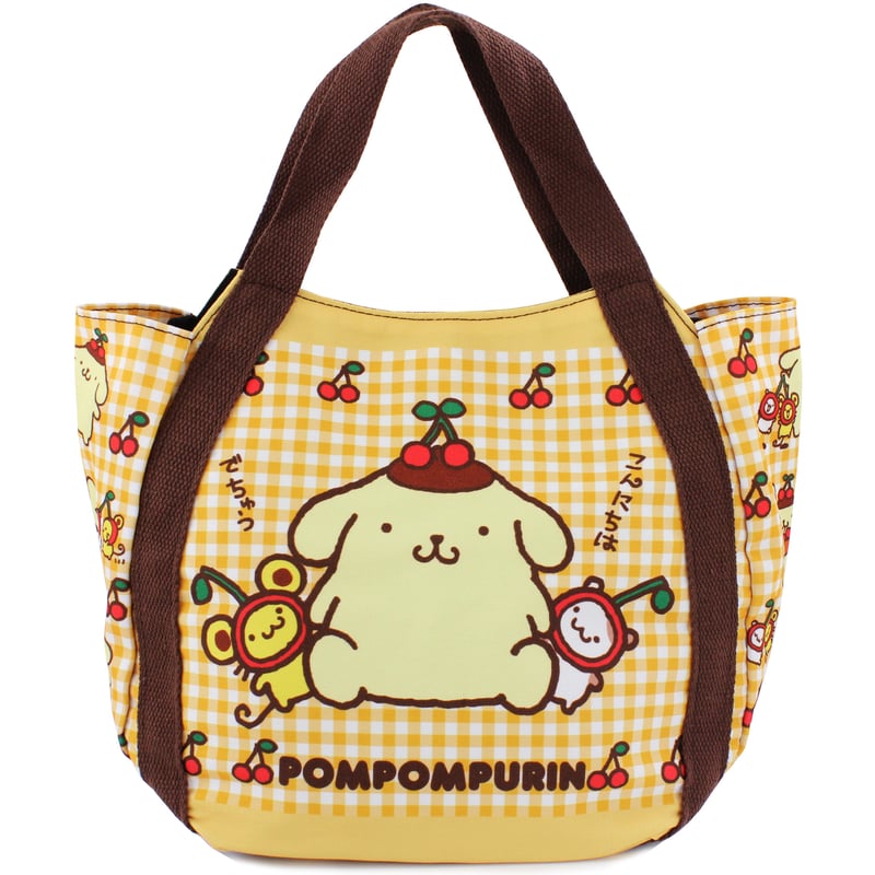 ポムポムプリン バルーン手提げバッグ (チェリープリンでちゅう