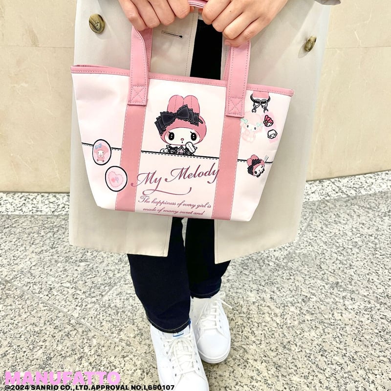 マイメロディ トロンプルイユ手提げバッグ | MANUFATTO
