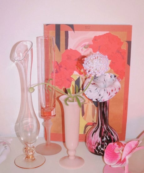 Meghan Pink Glass Vase