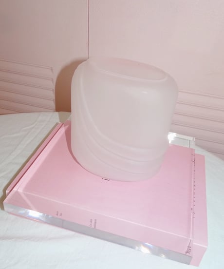 Drape Frosted Glass Vase