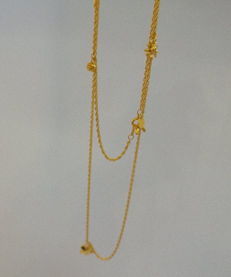EVLIN - 5motif Long Necklace