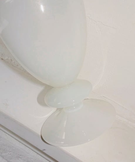 Pale White Opaline Vase
