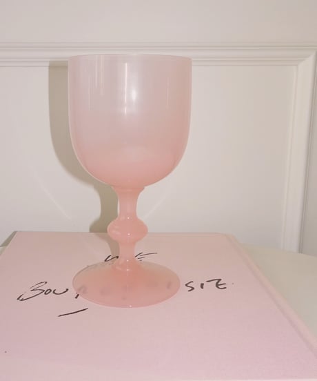 Soft Pink Opaline Glass