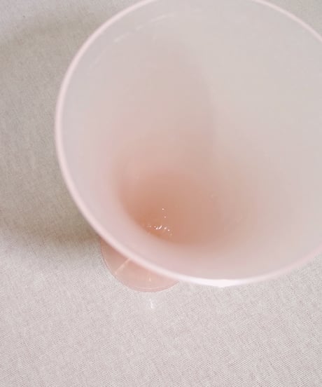 Champagne Style Opaline Vase