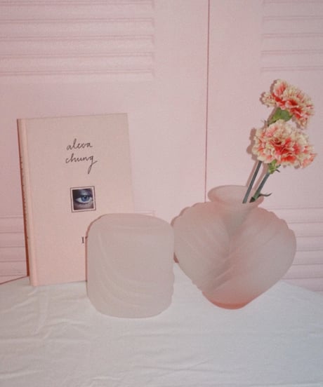 Drape Frosted Glass Vase