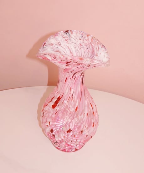 Clichy - Paint Style Pink Vase