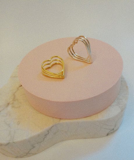 EVLIN - 3 Heart tun Ring