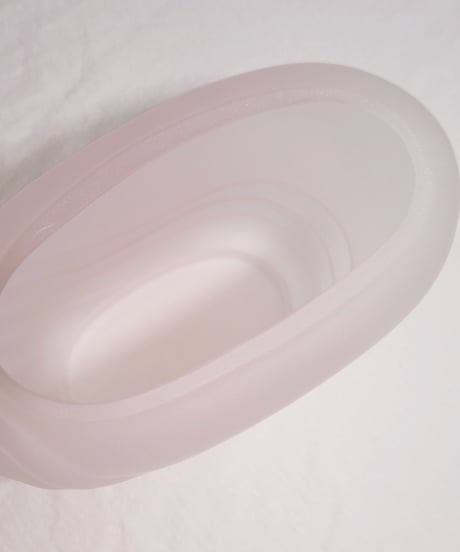 Drape Frosted Glass Vase