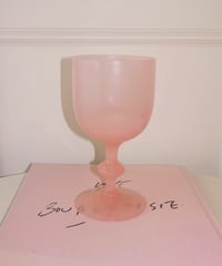 Soft Pink Opaline Glass