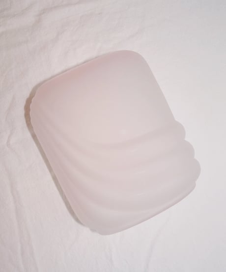 Drape Frosted Glass Vase