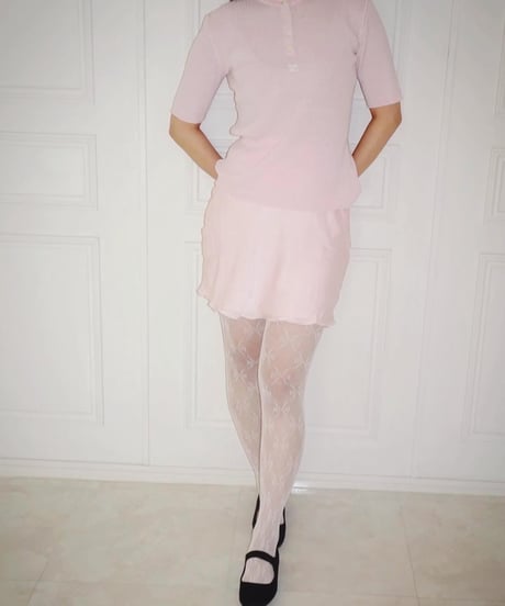 Courrèges - Rib knit Half Sleeve Tops