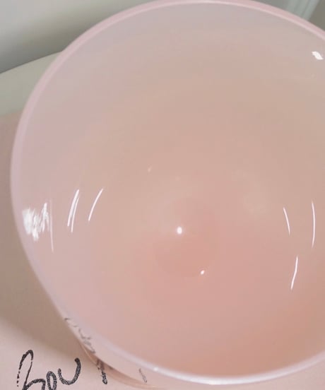 Soft Pink Opaline Glass