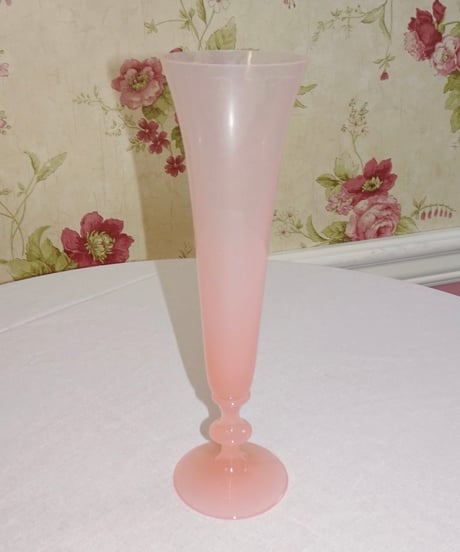 Champagne Style Opaline Vase