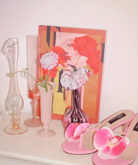 Meghan Pink Glass Vase