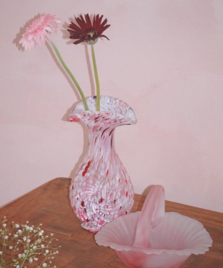 Clichy - Paint Style Pink Vase