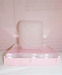 Drape Frosted Glass Vase