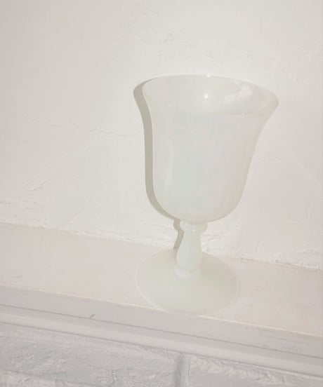 White Opaline Cup