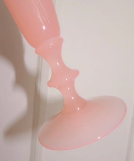 Champagne Style Opaline Vase