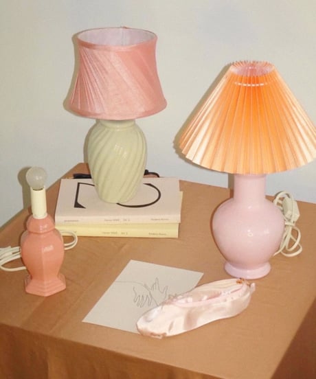 Monochrome Pink Lamp