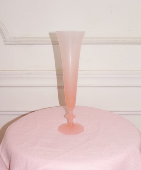 Champagne Style Opaline Vase