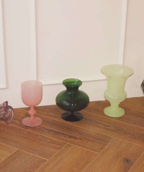 Deep Green Round Vase