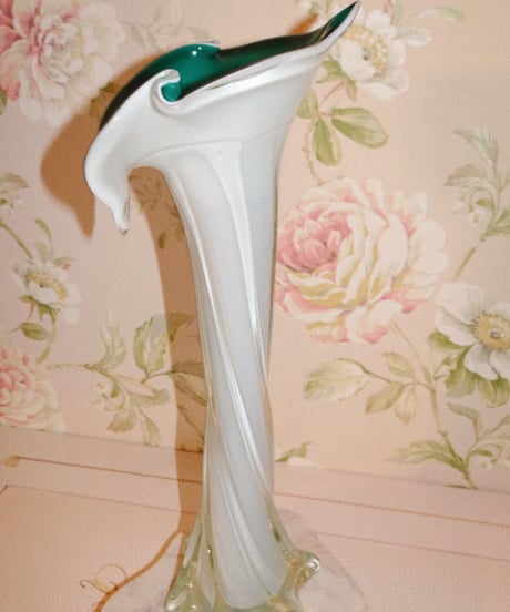 Murano - Green Jack in the Pulpit Vase
