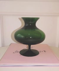 Deep Green Round Vase