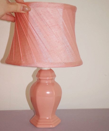 Monochrome Pink Lamp
