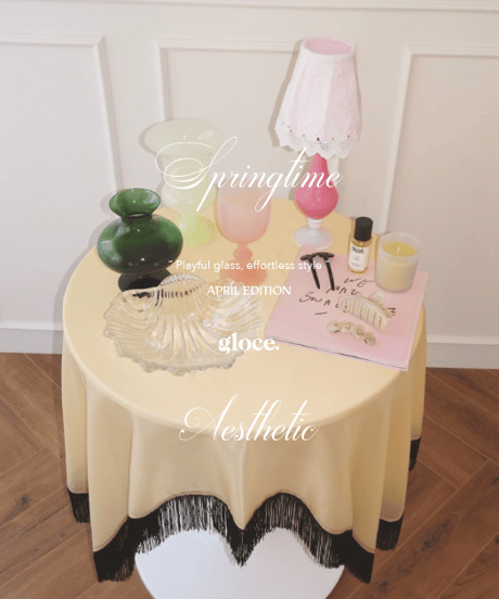 Violet Pink Curve Glass Tray