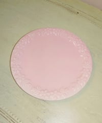 Small Flower Pink Plate