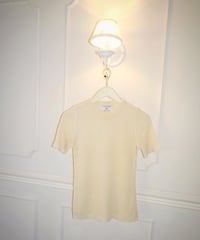 Courrèges -  Rib knit Short Sleeve Tops