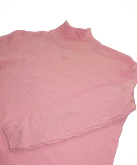 Courrèges - High neck Rib Knit Tops