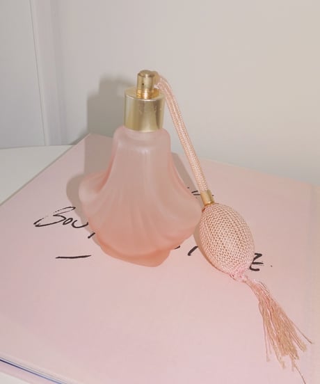 Shell Fringe Satin Perfume Bottle