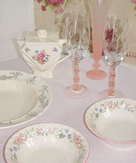 Champagne Style Opaline Vase