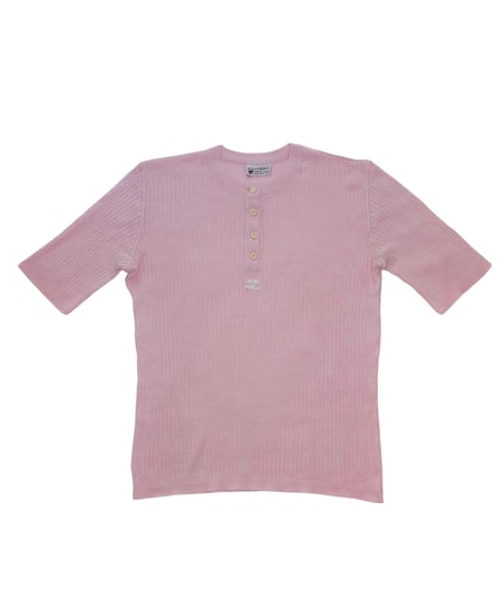 Courrèges - Rib knit Half Sleeve Tops