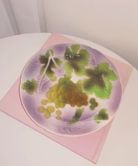 St Clement - Grape & Trees Barbotine Plate