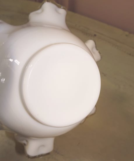 Fenton - Glass Ware Plate [ Silver Crests ]