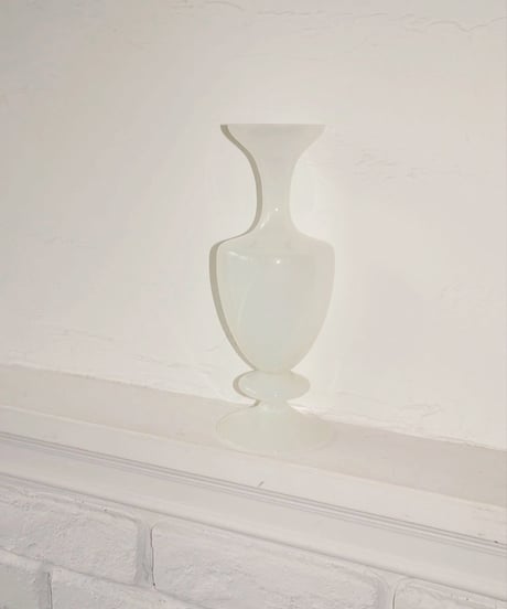 Pale White Opaline Vase